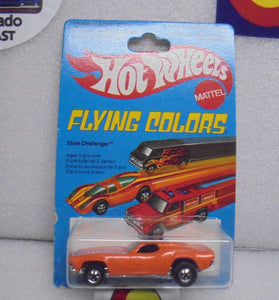 1979 HOT WHEELS FLYING COLORS ORANGE DIXIE CHALLENGER INTERNATIONAL CARD
