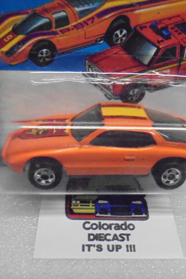 1979 HOT WHEELS FLYING COLORS ORANGE UPFRONT 924 PORSCHE INTERNATIONAL CARD