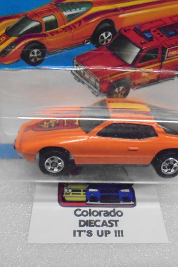 1979 HOT WHEELS FLYING COLORS ORANGE UPFRONT 924 PORSCHE UNPUNCHED INTERNATIONAL CARD