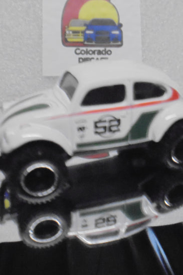 LOOSE HOT WHEELS WHITE NVOLKSWAGEN BAJA BUG w/RR'S
