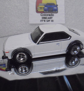 LOOSE HOT WHEELS WHITE NISSAN SKYLINE C210 w/RR'S