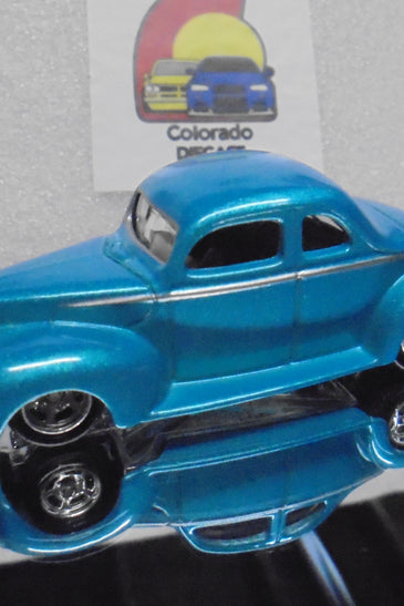 LOOSE HOT WHEELS TEAL '40 FORD COUPE w/RR'S