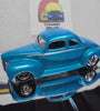 LOOSE HOT WHEELS TEAL '40 FORD COUPE w/RR'S