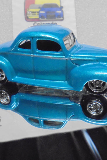 LOOSE HOT WHEELS TEAL '40 FORD COUPE w/RR'S