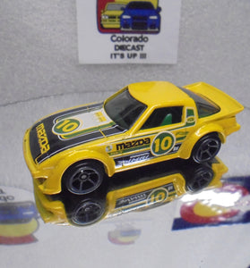LOOSE HOT WHEELS YELLOW MAZDA RX-7 MYSTERY CAR