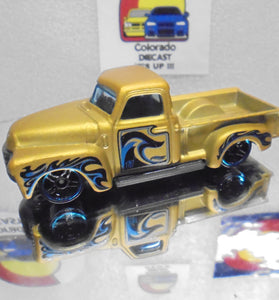 LOOSE HOT WHEELS GOLD '52 CHEVY TRUCK MYSTERY CAR