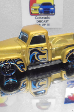 LOOSE HOT WHEELS GOLD '52 CHEVY TRUCK MYSTERY CAR