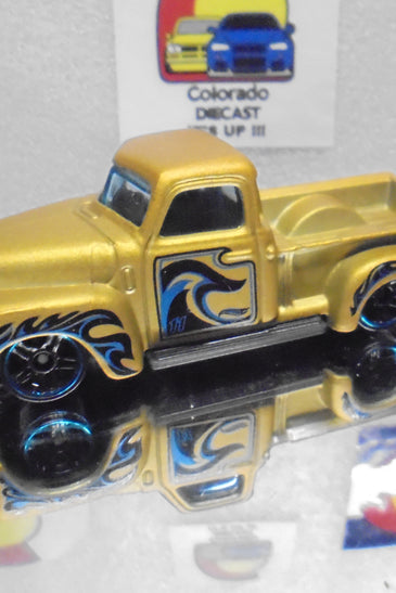 LOOSE HOT WHEELS GOLD '52 CHEVY TRUCK MYSTERY CAR