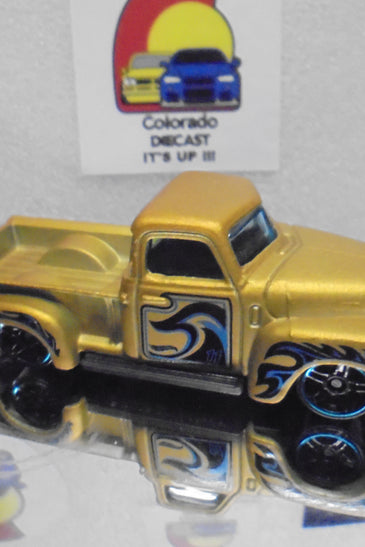 LOOSE HOT WHEELS GOLD '52 CHEVY TRUCK MYSTERY CAR