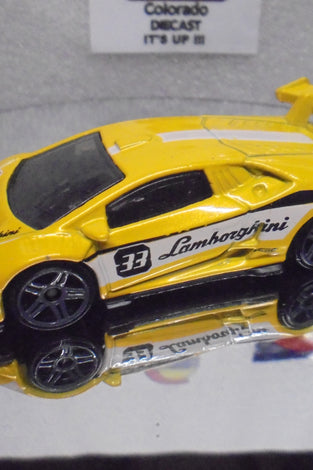 LOOSE HOT WHEELS YELLOW LAMBORGHINI HURACAN SUPER TROFEO LP 620-2 SUPER TROFEO