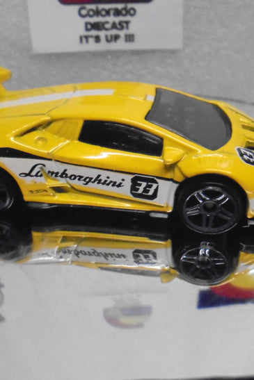 LOOSE HOT WHEELS YELLOW LAMBORGHINI HURACAN SUPER TROFEO LP 620-2 SUPER TROFEO