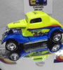 LOOSE HOT WHEELS YELLOW CAL CUSTOM 3 WINDOW '34 FORD