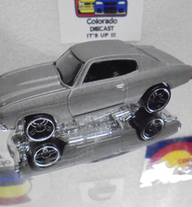 LOOSE HOT WHEELS MATTE GREY 1970 CHEVY CHEVELLE