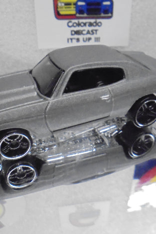 LOOSE HOT WHEELS MATTE GREY 1970 CHEVY CHEVELLE