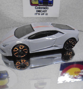 LOOSE HOT WHEELS GREY LAMBORGHINI HURACAN LP-610-4