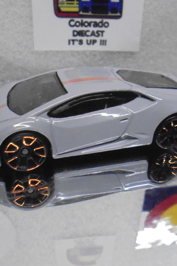 LOOSE HOT WHEELS GREY LAMBORGHINI HURACAN LP-610-4