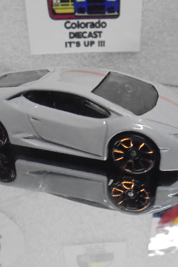 LOOSE HOT WHEELS GREY LAMBORGHINI HURACAN LP-610-4