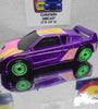 LOOSE HOT WHEELS REVEALERS PURPLE ZENDER FACT 4 w/GREEN ULTRA HOTS