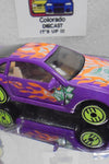 LOOSE HOT WHEELS REVEALERS PURPLE NISSAN CUSTOM Z w/LIME ULTRA HOTS