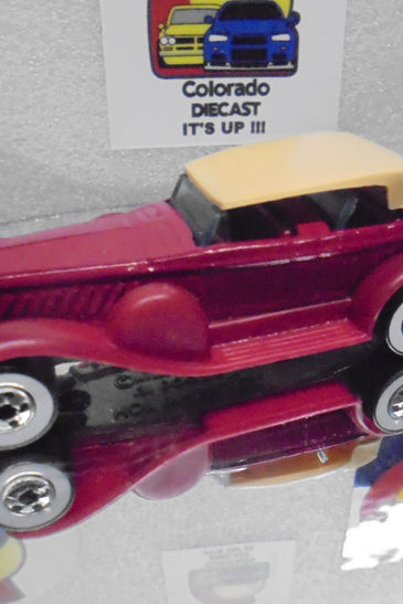 LOOSE HOT WHEELS PLUM '31 DOOZIE w/WHITEWALLS