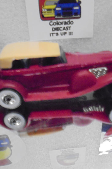 LOOSE HOT WHEELS PLUM '31 DOOZIE w/WHITEWALLS