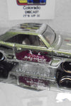 LOOSE HOT WHEELS SALVAGE GREEN '68 PLYMOUTH BARRACUDA FORMULA S