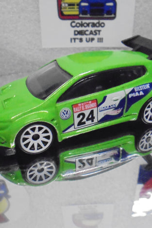 LOOSE HOT WHEELS GREEN VOLKSWAGEN SCIRROCO GT24