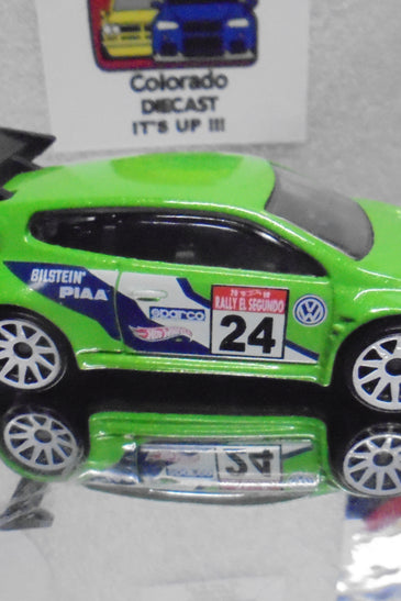 LOOSE HOT WHEELS GREEN VOLKSWAGEN SCIRROCO GT24