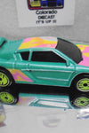 LOOSE HOT WHEELS REVEALERS GREEN ZENDER FAZCT 4 w/LIME ULTRA HOTS