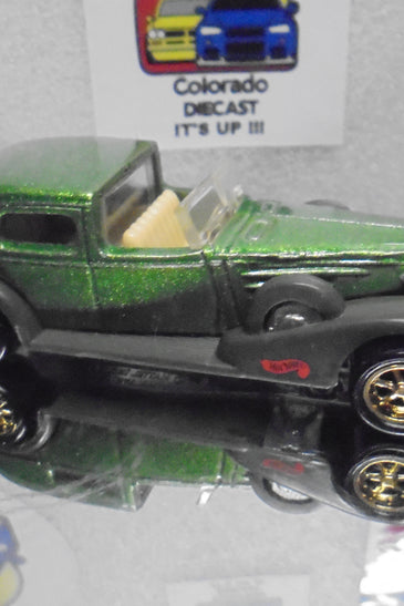 LOOSE HOT WHEELS 1995 TREASURE HUNT GREEN CLASSIC CADDY