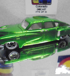 LOOSE HOT WHEELS CLASSICS SPECTRAFLAME GREEN TUCKER TORPEDO
