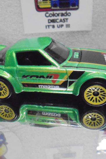 LOOSE HOT WHEELS GREEN MAZDA RX-7