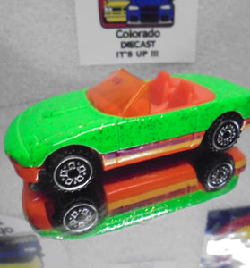 LOOSE HOT WHEELS GREEN MAZDA MIATA w/SCREECHER WHEELS