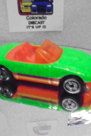 LOOSE HOT WHEELS GREEN MAZDA MIATA w/SCREECHER WHEELS