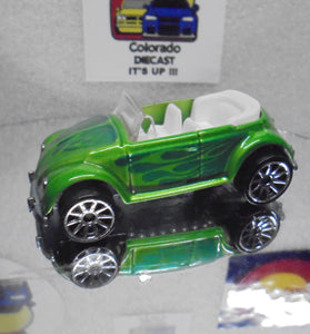 LOOSE HOT WHEELS GREEN VOLKSWAGEN BUG MYSTERY CAR