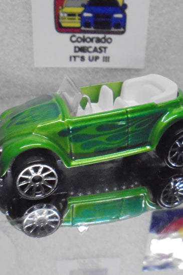 LOOSE HOT WHEELS GREEN VOLKSWAGEN BUG MYSTERY CAR