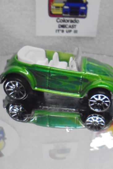 LOOSE HOT WHEELS GREEN VOLKSWAGEN BUG MYSTERY CAR
