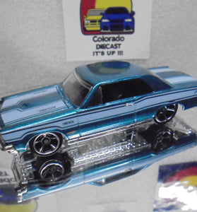 LOOSE HOT WHEELS GREEN '65 PONTIAC GTO