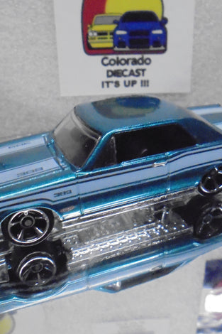 LOOSE HOT WHEELS GREEN '65 PONTIAC GTO