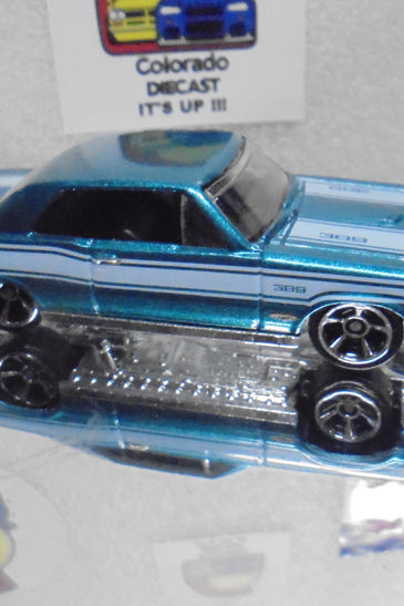 LOOSE HOT WHEELS GREEN '65 PONTIAC GTO