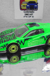 LOOSE HOT WHEELS REVEALERS GREEN LAMBORGINI COUNTACH w/YELLOW ULTRA HOTS