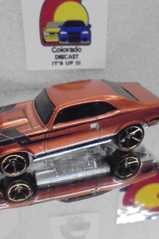 LOOSE HOT WHEELS ORANGE '68 CHEVY NOVA w/FTE WHEELS