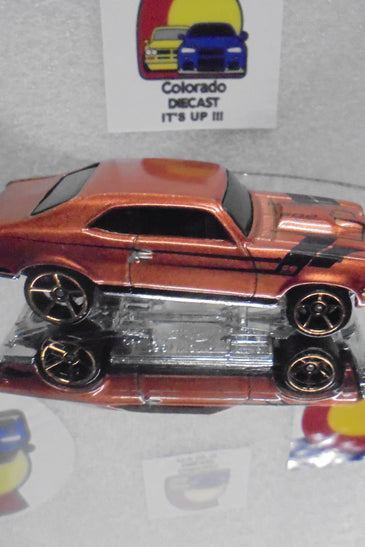 LOOSE HOT WHEELS ORANGE '68 CHEVY NOVA w/FTE WHEELS