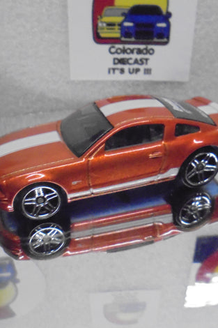 LOOSE HOT WHEELS ORANGE ENERGIZER 2005 FORD MUSTANG GT