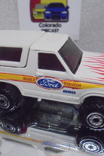 LOOSE HOT WHEELS WHITE FORD BRONCO 4X4