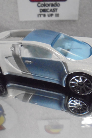LOOSE HOT WHEELS WHITE MYSTERY CAR BUGATTI VEYRON