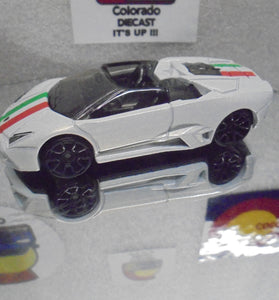 LOOSE HOT WHEELS WHITE LAMBORGHINI REVENTON ROADSTER
