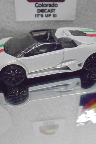 LOOSE HOT WHEELS WHITE LAMBORGHINI REVENTON ROADSTER