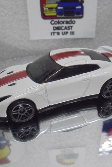 LOOSE HOT WHEELS WHITE '17 NISSAN GT-R (R35)