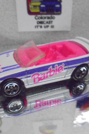 LOOSE HOT WHEELS WHITE BARBIE 1996 MUSTANG GT
